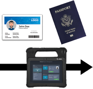 Scan Patient ID, QR Code, Issue Passport